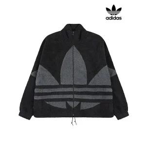 [하프클럽/아디다스]adidas 빅 트레포일 쉐르파 후리스 자켓 집업 _HR3180