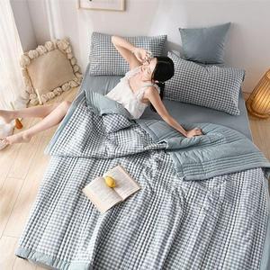 [JHQSWCS8_53D2]없는 여름 침구 GWM 4계절체크킹사이즈이불