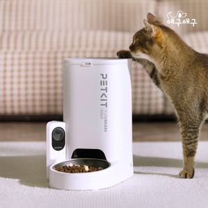 펫킷 얌쉐어 HD1080P 카메라 음성지원 강아지 고양이 자동급식기