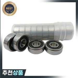 고무 밀폐 깊은 홈 볼 베어링 미니어처 605-2RS 5x14x5mm 100 개