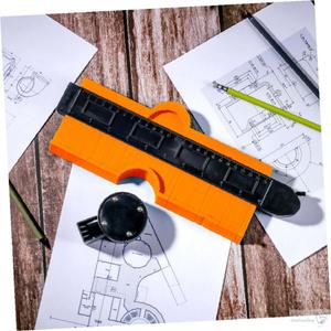 윤곽게이지 25CM 오렌지 각도 현장 DIY 양면