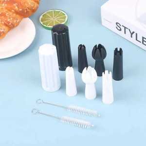 모양 짤주머니 플라스틱 디펜서 부품 베이스 팁 거치대 거품기 깍지 장식 입 케이크