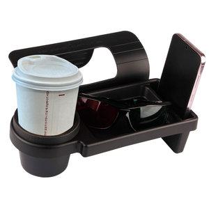 차량용 컵홀더 거치대 멀티 트레이 뒷자석 사이드 포켓 정리함 도어 핸드폰 수납함