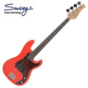 Swing 스윙 베이스기타 Precision King Fiesta Red