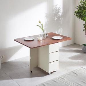 JE-120심플0 주방접이식 서랍 테이블 2인 4인 이동형 식탁