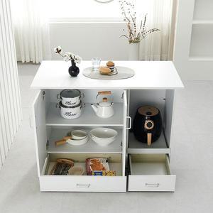 리도 아일랜유행드식탁테이블 렌지장밥솥장수납홈바1200 B