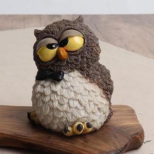 모인눈 신사유니 부엉이 소품인형