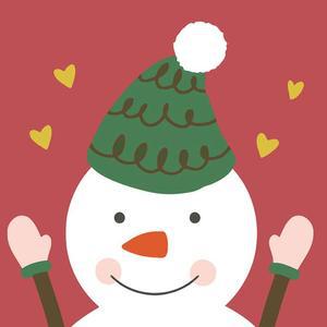 하모니아트 세련DIY 유화그리기 세트 20x20 눈사람