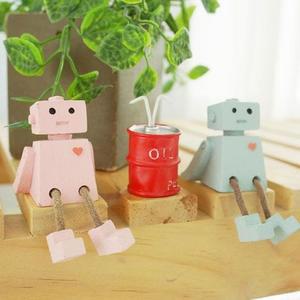 커플 로봇 트렌3P 세트 인테리어 카페 소품 선반 장식