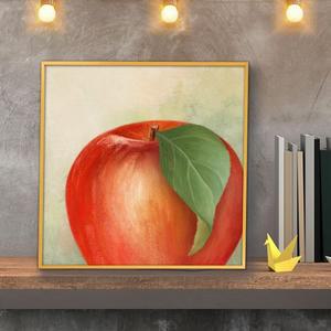 사과 풍수 트렌그림 액자 돈들어오는 부자되는 50goldAL1