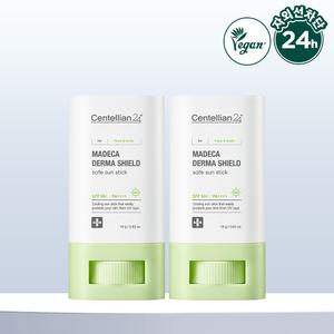 [본사직영] (3초쿨링/야외용) 마데카 더마쉴드 세이프 선스틱 18g 2개