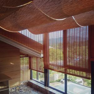 우드 블라인드 암막 친환경 창문 베란다 햇빛가리개 작은방 원목 안방