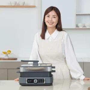 [마이어] 3 in 1 멀티쿠커 (전골팬+그릴팬+찜기) GP-001