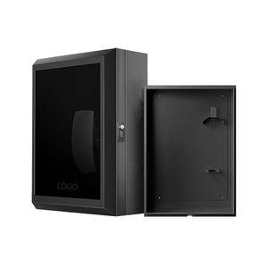 전기차 충전기 커버 박스 거치대 스탠드 덮개 야외 전자 자물쇠 블랙 (50x60x23cm)