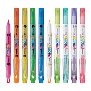 유니볼 프로퍼스 윈도우 트윈 형광펜 PUS-102T