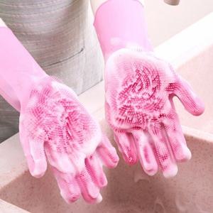 실리콘 수세미 브러쉬 고무장갑 UCF-0001