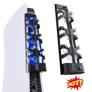 PS5 액세서리용 냉각 팬 효율적인 냉각 시스템 PlayStation 5용 고속 무음 팬 디스크 및 디지털 에디션 모