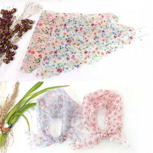 국산 인견 쁘띠 삼각스카프 통풍잘되는 여름용 텐셀 스카프 1매 단체선물