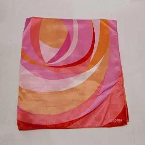 [닥스타올]레노마 RYL5608 남녀 1매 나염 면실크 손수건