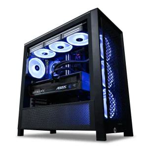 몬스타 가츠 AMD 라이젠9 9950X3D RTX 5090 64G 게이밍 고사양 컴퓨터 블루리치