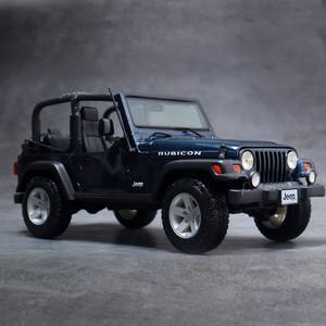 마이스토 1:18 지프 랭글러 루비콘 딥블루 자동차 다이캐스트 모형