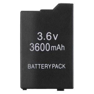 호환 PSP 배터리 2400mAh 충전식 3 6V 1000 교체 3600mAh PSP-S110 용 PSP2000/3000