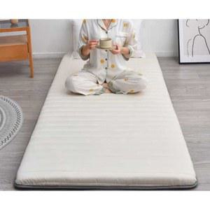 기숙사 싱글 매트리스 1인용 수면 내무반 토퍼 접이식 90x200CM 라텍스 블루 매트