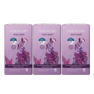 나트라케어 맥시 패드 3팩 오버나이트 순면 생리대 산모패드