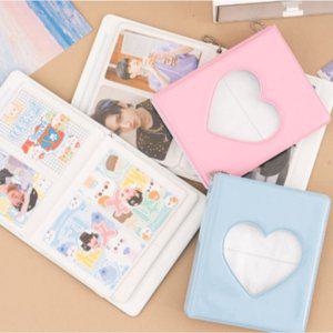 고품질 포토북 휴대용 작은 앨범 포카앨범 포토카드앨범 미니사진첩 3인치사진첩 증명사진북 (WFHTTM1)