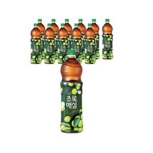 웅진식품 웅진 초록매실 1.5L 12개입(1박스)