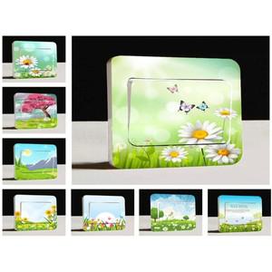 장식용 스위치 스티커 중국 스타일 패널 간단한 현대적인 가정용 자석 벽 미용용