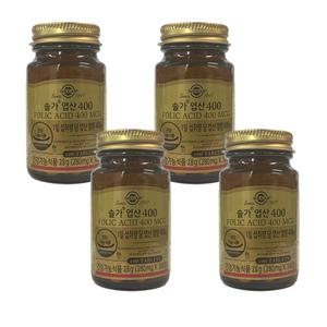 솔가 엽산 400 280mg x 100정 4개 -DL-