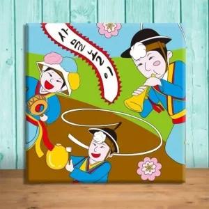 유화그리기 사물놀이 DIY (1개) 세트 (WFHUSE5)