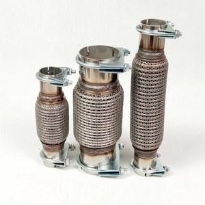 범용 호스 배기 연결 내성 고온 클램프 부드러운 파이프 플렉스 벨로우즈 스테인리스 스틸