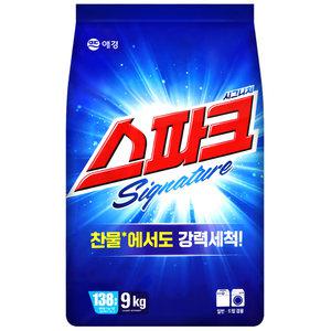 애경 스파크 9kg x 1개 / 세탁세제 가루세제