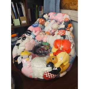 인형보관 소파 투명 의자 풍선 봉제 정리 대용량 튜브