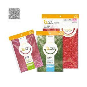 [기타][VCJNJ433]투명글리터 PG 파츠 회색 411 A4/215x305(1개)