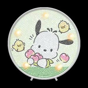 DIY 보석십자수 오로라 무드등 산리오 포차코 애플 (WFHYHEX)