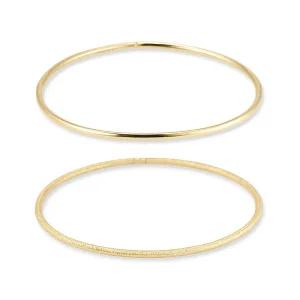 14k 심플 파이프 뱅글 팔찌_2type
