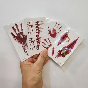 [JHN40PU9_53DU]할로윈 헤나 타투스티커 분장소품