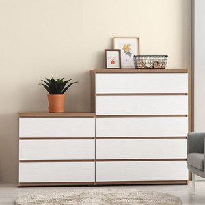 트리플 플로우 서랍장 세트 (800 3단+1000 5단)