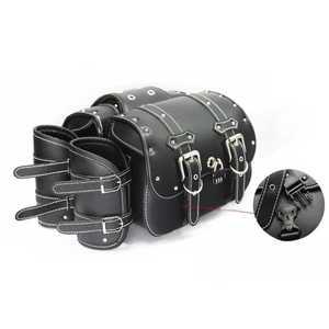 오토바이 바이크 사이드백 백 방수 클래식 수납 99호 블랙 미디엄페어 더블워터백 증정