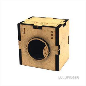 [룰루핑거] 미니어쳐 가구 세탁기 4.5x3.8x4.7cm 2FX-01-505