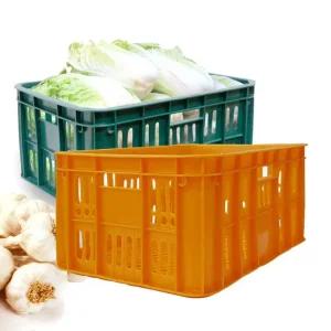 김치상자 5개 PVC 플라스틱 과일 수확 바구니 편의점 이사 사각박스 야채 농산물 다용도 감 운반 사과