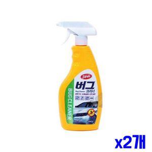 벌레자국 새 배설물 세정 버그크리너 x2개 버그클리너 자동차크리너 자동차오염제거