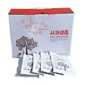 [QNRW6Z4X_55]사과즙 사과생즙(사과즙)110ml 50봉(1박스)