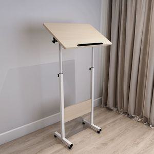 이동식 스탠딩 잡지 높이 조절 거실 독서대 신문 각도 리프트