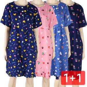 팬콧 레이온 원피스 2매/잠옷/홈웨어/여름파자마