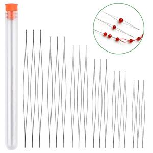 보관함 포함 비즈 바늘 키트 팔찌 목걸이 쥬얼리 제작 도구 DIY 수제 공예 액세서리 세트 18 개