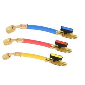 R134A R22 R12 에어컨 매니폴드 게이지 충전용 올인원 1/4